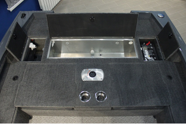 комплектация №2. кормовой подиум со складными креслами