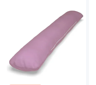 Подушка обнимашка для сна на боку размер I 190 см шарики внутри без или с наволочкой на молнии на выбор