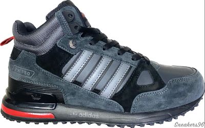 Adidas ZX 750 Grey/серые (с мехом) Мужские (41-45)