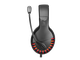 Игровые наушники с микрофоном Marvo HG8932, с подсветкой, проводные, 2,1 метра, черно-красные