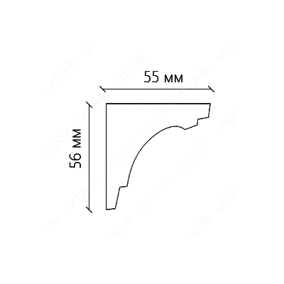 Карниз гладкий SKT30