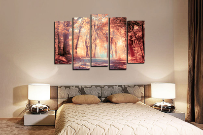 Модульная картина "Осенний день"