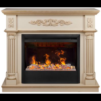 Электрокамин Silvia WT с очагом 3D Helios 26 SBG