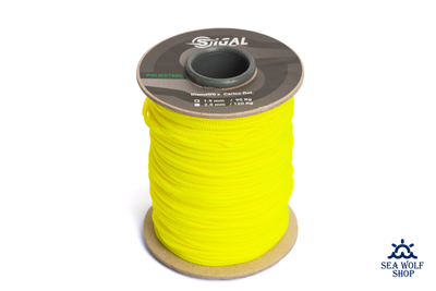 Линь 1.5мм Sigalsub Yellow Fluo Polyester, за 1м
