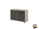 Шкаф низкий двухсекционный Z-12-11 1232*500*832 (Ш*Г*В)