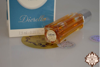 Christian Dior Diorella Parfum (Диор Диоррелла) винтажные духи 7.5ml классический флакон купить