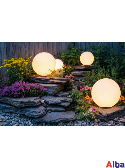Шар 400мм Опал Светильник садово-парковый
