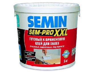 SEM-PRO XXL 5кг  Клей готовый для обоев на флизелиновой или бумажной основе