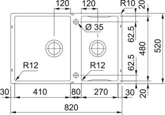 Мойка Box Franke Center Box BWX 120-41-27