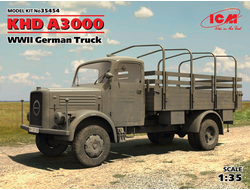 Сборная модель: (ICM 35454) Германский армейский грузовой автомобиль KHD A3000