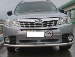 Защита переднего бампера d60 для Subaru Forester (2011-2013)