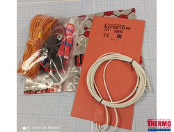 Подогрев масла в баке до 125л / в картере до 25л на 24В (500Вт, терм.180, размер 152*304)