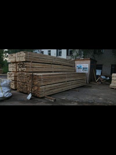 Доска обрезная 25х100х6000мм сорт 3-4