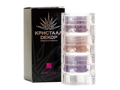 Набор теней для век "Орхидея", Кристалл Декор