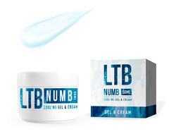 (УЦЕНКА) Охлаждающий крем гель первичный и вторичный 2 в 1 AS-Company LTB NUMB, 50мл