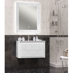 Мебель для ванной Opadiris Луиджи 90 белый матовый