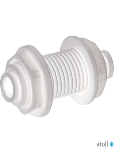 Переходник прямой atoll BU0404 1/4ц x1/4ц (Bulkhead Union)