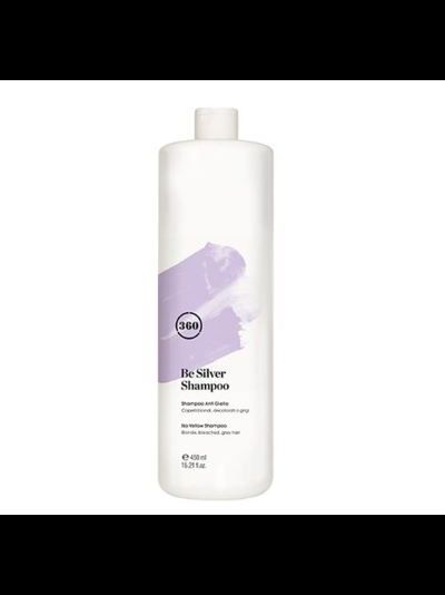 360 HAIR PROFESSIONAL Антижелтый шампунь для волос 360 BE SILVER SHAMPOO, 450 мл