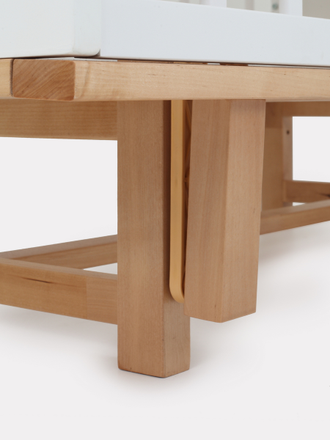 Кроватка Rant Bamboo маятник Cloud White