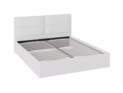 Спальня ГЛОСС - Кровать с мягкой обивкой и подъемным механизмом тип 1 1800 Белая