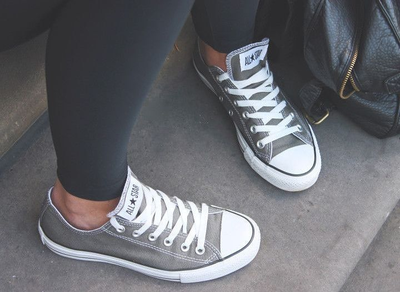 Кеды Converse All Star серые низкие