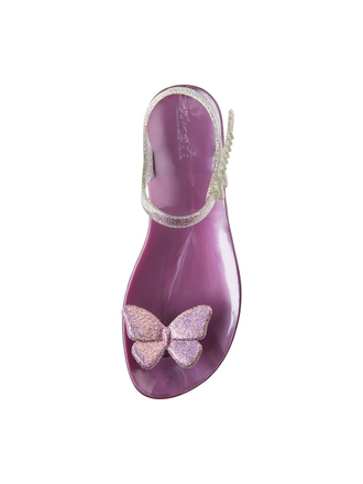 Сандалии Zhoelala - Бабочки NEW 2020 (фуксия) — арт. 181