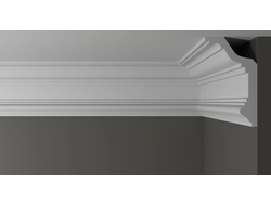 Потолочный плинтус DECOR-DIZAYN DD513, из дюрополимера, под покраску, ударопрочный, 2 метра