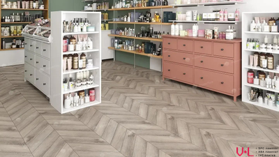 SPC ламинат Alpine Floor Chevron Дуб Исида ECO 18-8 купить на vinyl-laminat.ru