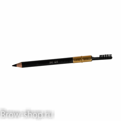 Карандаш для бровей со щеточкой, черный