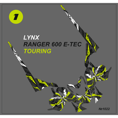 Наклейки на снегоход Lynx Ranger REX 2017 2018 #1022