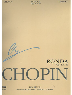 Chopin, Fr?d?ric. National Edition vol.8 A 8 - Rondos for piano
