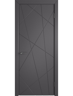 PRESTIGE (ПРЕСТИЖ). LIGHT 1 (ЛАЙТ 1)/ SOFT TOUCH ГРАФИТ. ПОЛОТНО ГЛУХОЕ