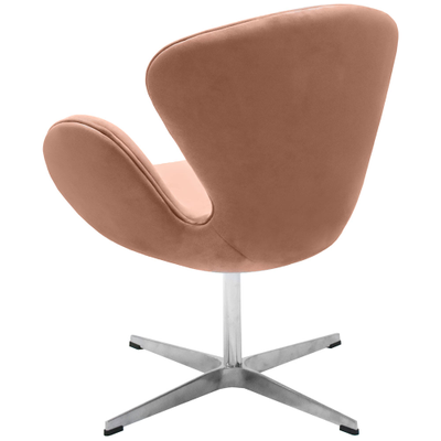 SWAN CHAIR пыльно-розовый, искусственная замша