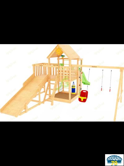 Детская площадка IgraGrad Крафт Pro 1 с зимней горкой