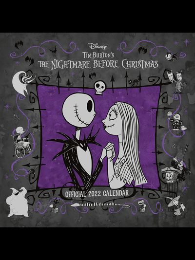 The Nightmare Before Christmas Tim Burton Official Календарь 2022, Calendar 2022, Intpressshop