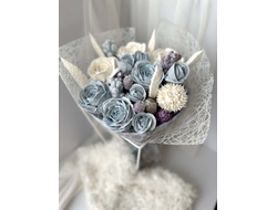 Новогодний букет из зефира