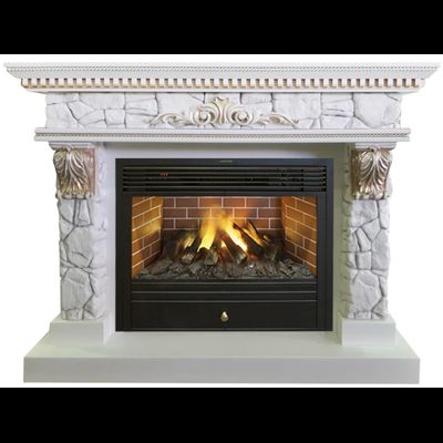 Электрокамин Остия WT с очагом 3D Novara 26