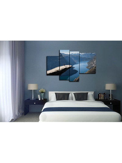 Модульная картина "Акробатика на природе"