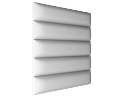 Стеновая панель Bello Deco СП19, 3D, дюрополимер, влагостойкая, под покраску, 50х50х3.5 см