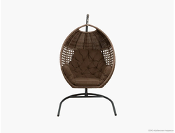 Подвесное кресло "Кокон" из ротанга CALAMUSDON Прованс Звездочка