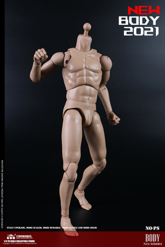 Высокое тело без шеи с кистями и стопами - NEW TYPE TALL STANDARD MALE BODY (MB002) - COOMODEL