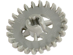 Technic, Gear 24 Tooth Crown - Reinforced, Light Gray (3650b / 365002)