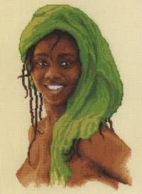 Девочка в зеленом (Взгляд мулатки) 2002/29541