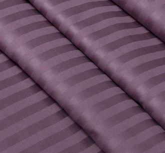 Наволочка на молнии к подушке Биосон U maxi cатин Люкс страйп Сирень