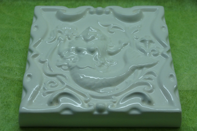 Русалка однотонная (керамическая плитка)