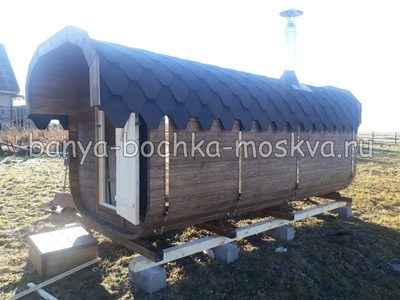 Деревянный навес