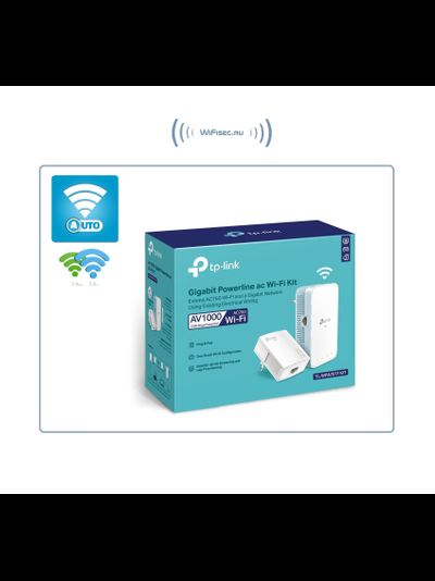 Сетевой адаптер Powerline TP-LINK TL-WPA7517 KIT Gigabit Ethernet, (комплект 2 шт.)