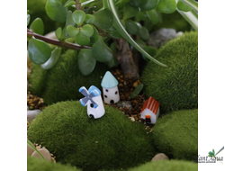 Комплект декораций для флорариума "Поселение"