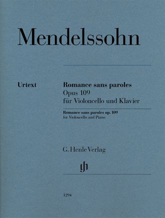 Felix Mendelssohn Bartholdy Romance sans paroles op. 109