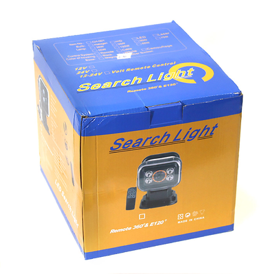 Прожектор стационарный светодиодный с ДУ NEKEKE 12В, черный